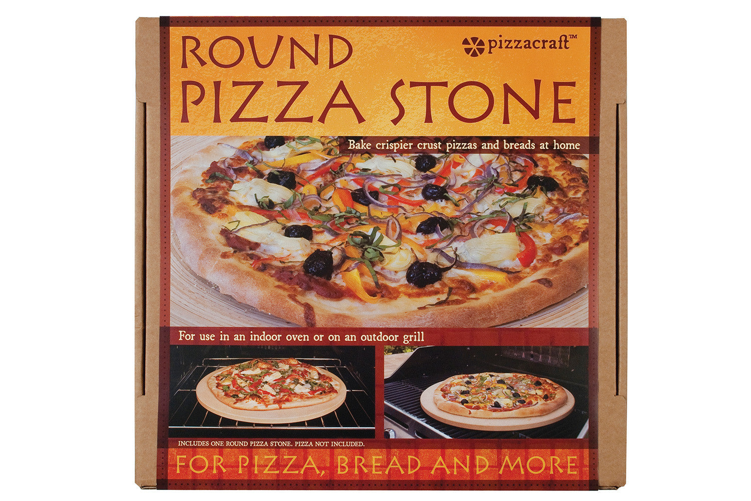 Packaging for the 16.5" Cordierite Pizza Stone