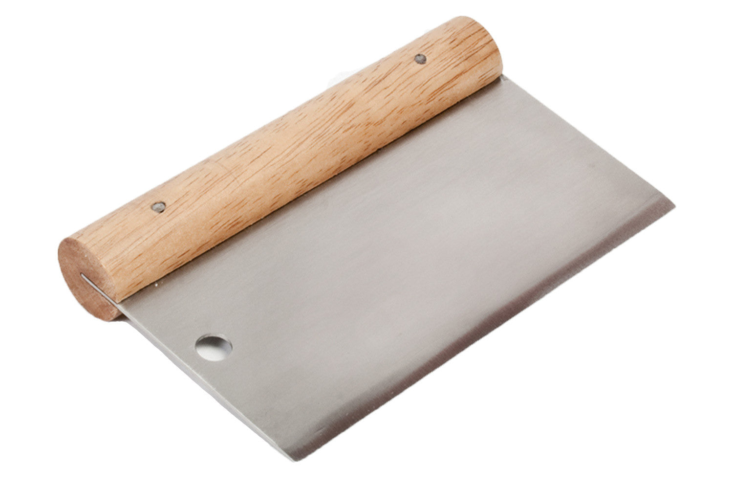 Stainless Steel Dough Scraper with Wood Handle