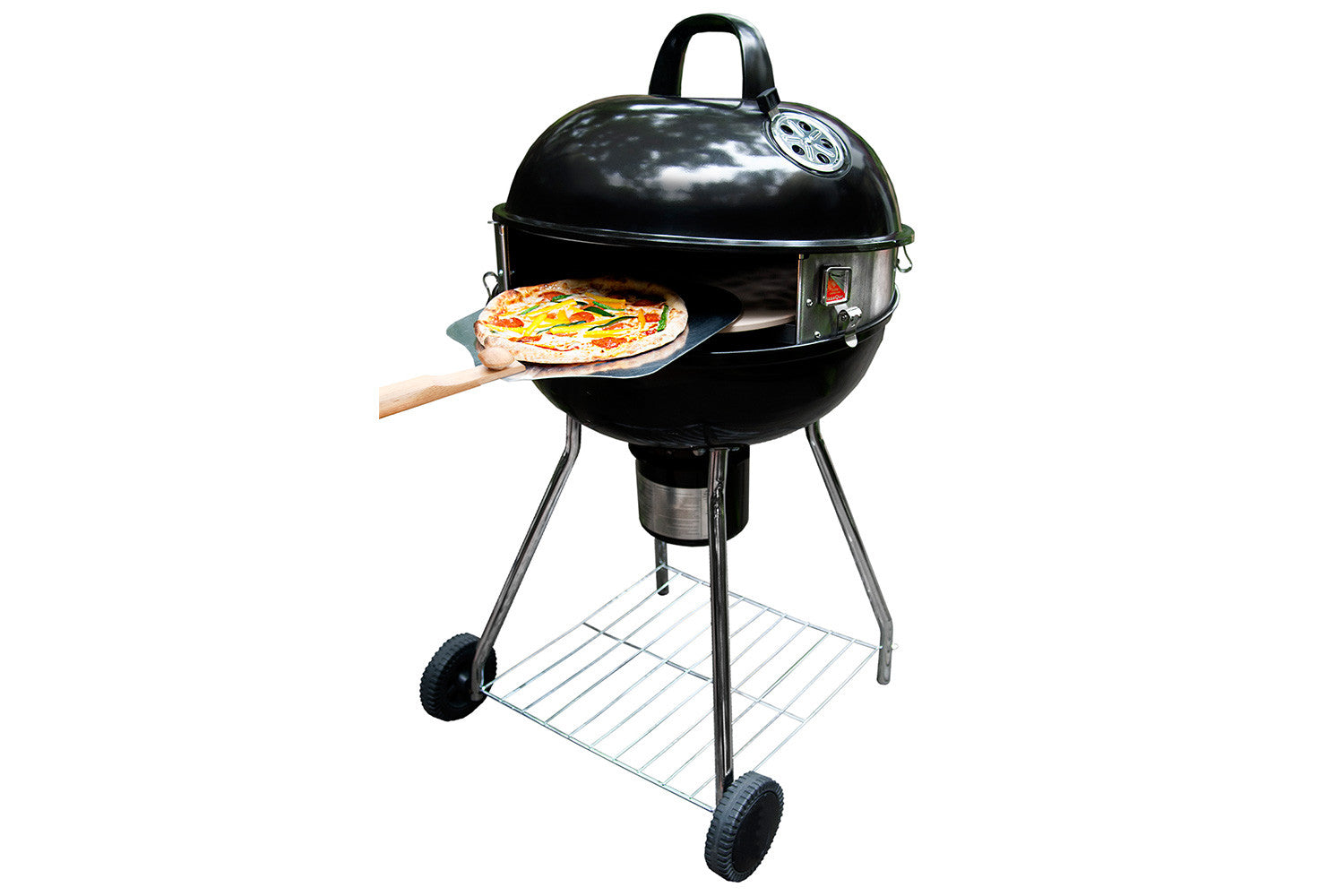 Kettle Pizza Deluxe USA Pizza Oven Kit  Pizza oven, Outdoor pizza oven  kits, Backyard pizza oven